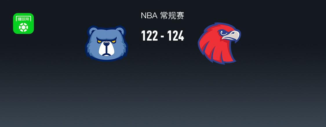 开云登录入口-NBA战报：老鹰124-122险胜灰熊，杰伦-约翰逊32+15+8
